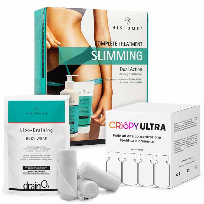 Pack 28 giorni: Histomer Kit DrainO2 Slimming e Body Wrap