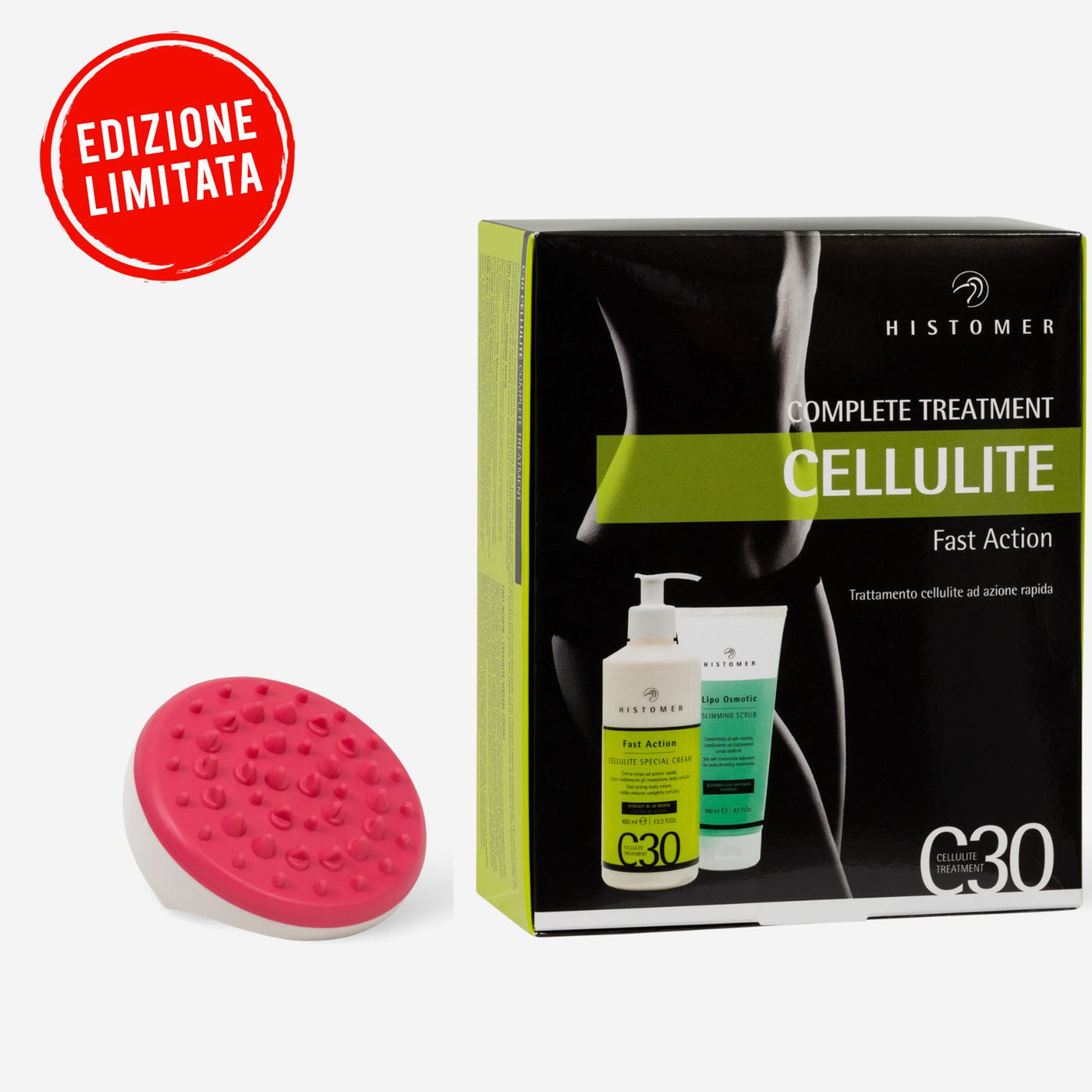 Histomer Kit C30 Riducente Anticellulite con Manopola Speciale
